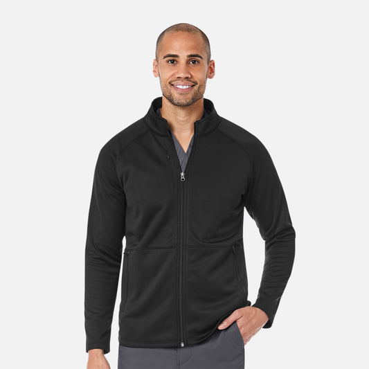 Blaze Jacket 3814 Men’s Warm-Up Fleece Jacket Black