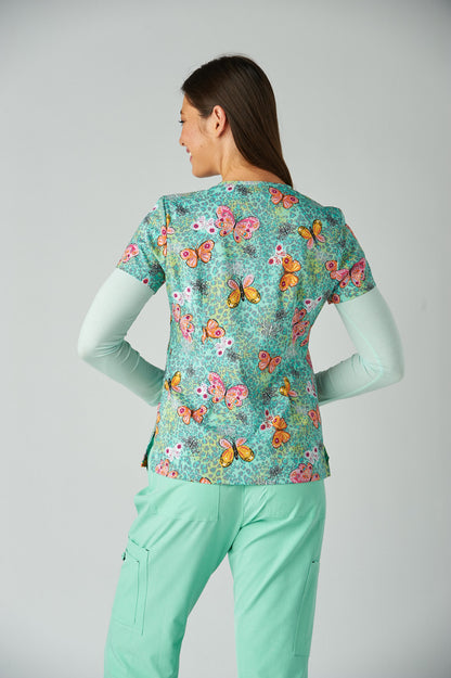 Koi Basics 384PR Leslie Top Wild Butterflies