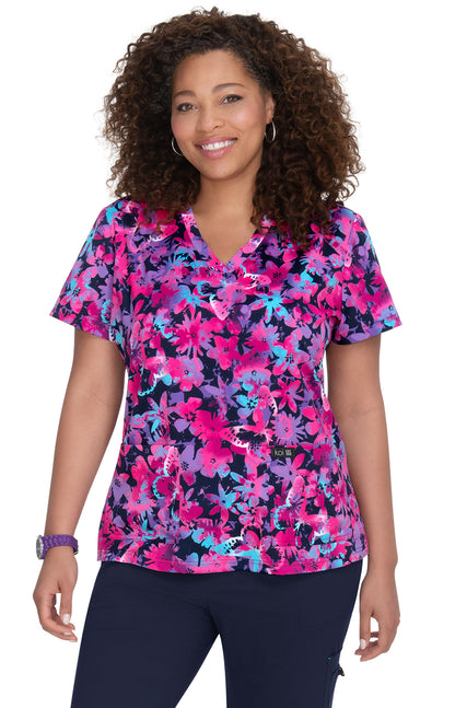 Basics 384PR Leslie Top Brilliant Butterflies