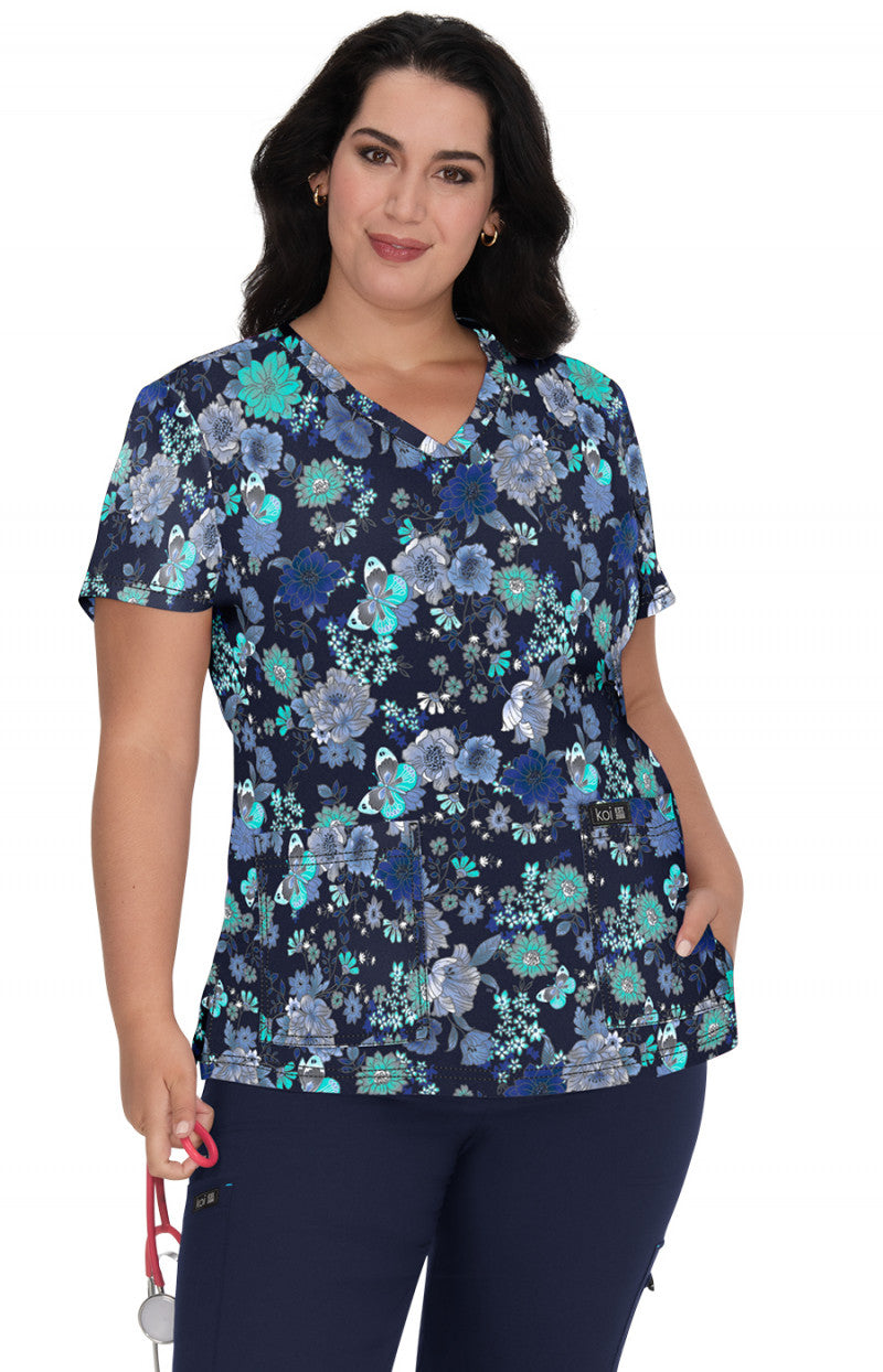 Basics 384PR Leslie Top Butterfly Melody