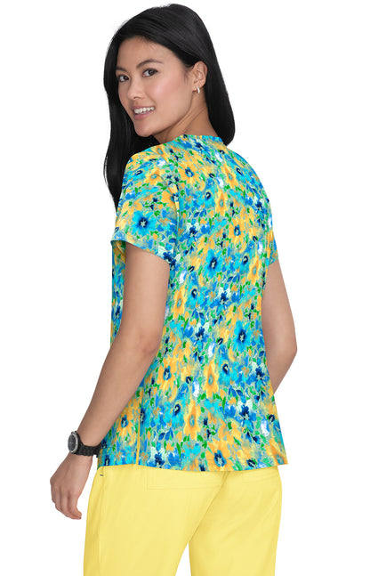 Basics 384PR Leslie Top Floral Fiesta