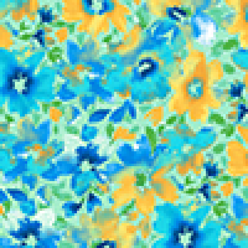 Basics 384PR Leslie Top Floral Fiesta