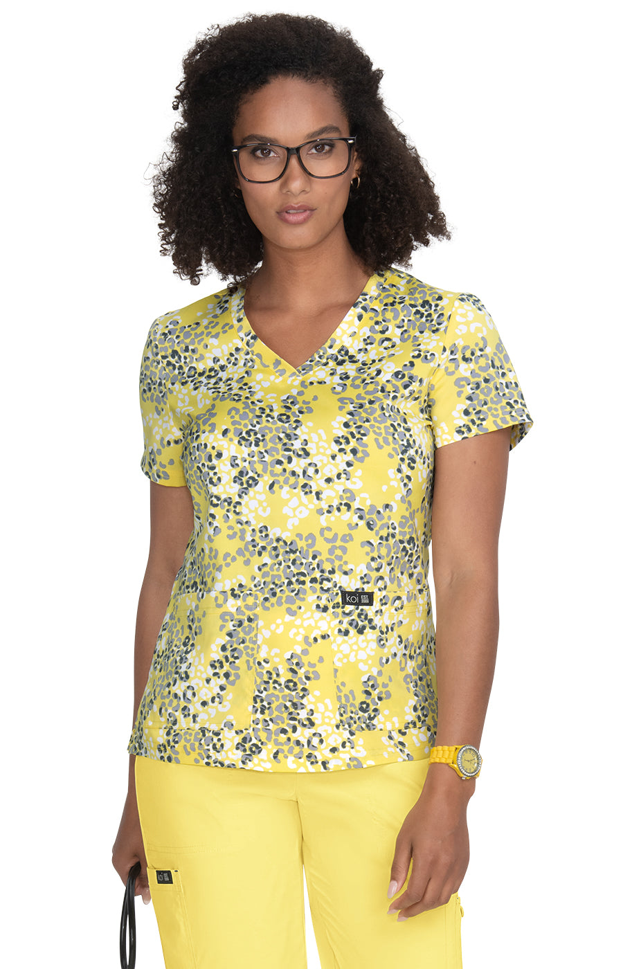 Basics 384PR Leslie Top Pool Side Leopard Sunshine