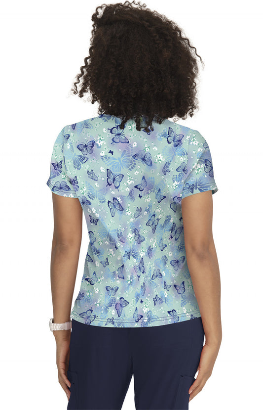 Basics 384PR Leslie Top Spring Butterfly