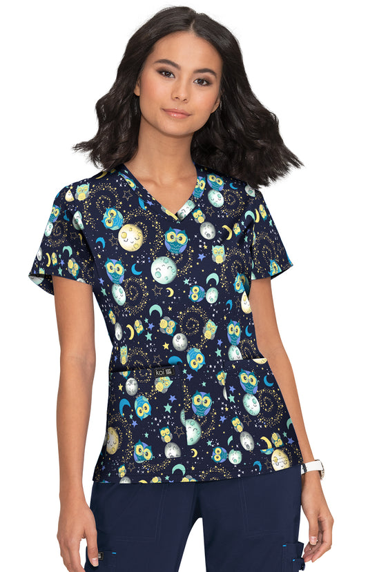 Basics 384PR Leslie Top Space Owls