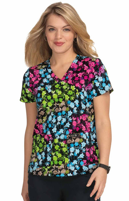 Basics 384PR Leslie Top Vivid Petals