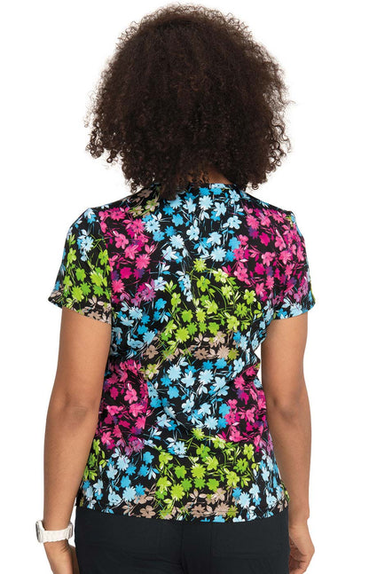 Basics 384PR Leslie Top Vivid Petals