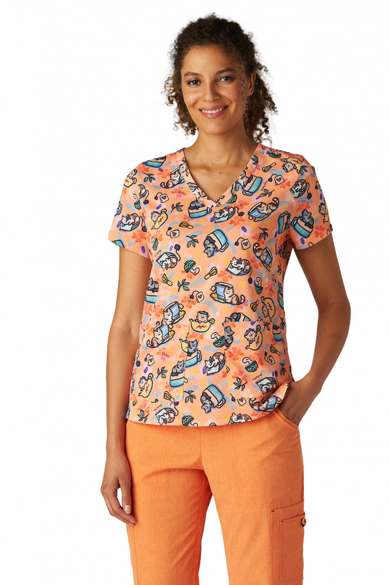 Artist Series 384PRA Leslie Top Kittens and Tea