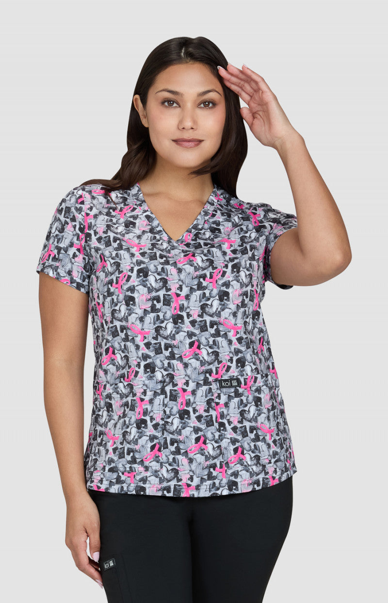 Basics 384PRM Leslie Top Ink Hearts
