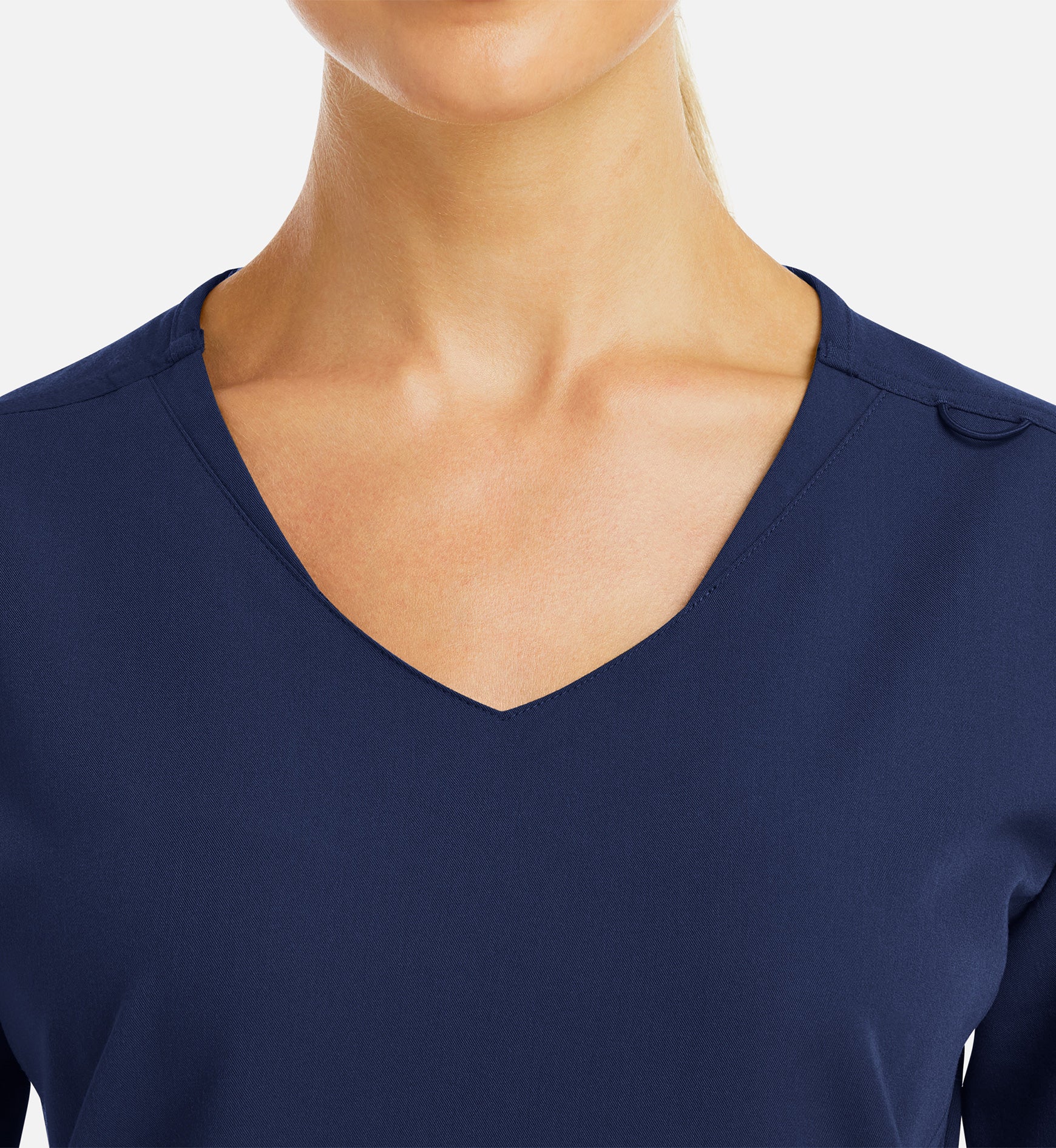 Matrix Pro 3903 Women’s Curved V-Neck Top Navy