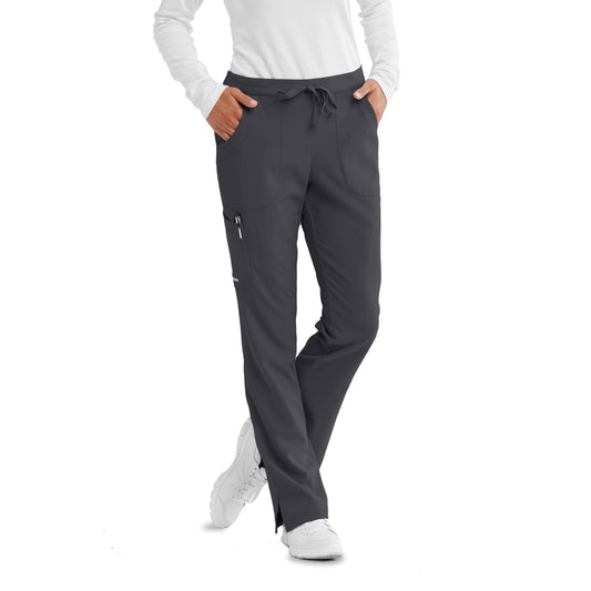 Skechers SK201 Reliance Scrub Pants Pewter Model Image Front | Barco