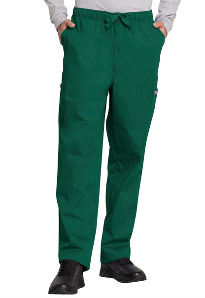 Originals 4000 Men's Fly Front Cargo Pants Hunter Green Model Image Front | Cherokee Workwear