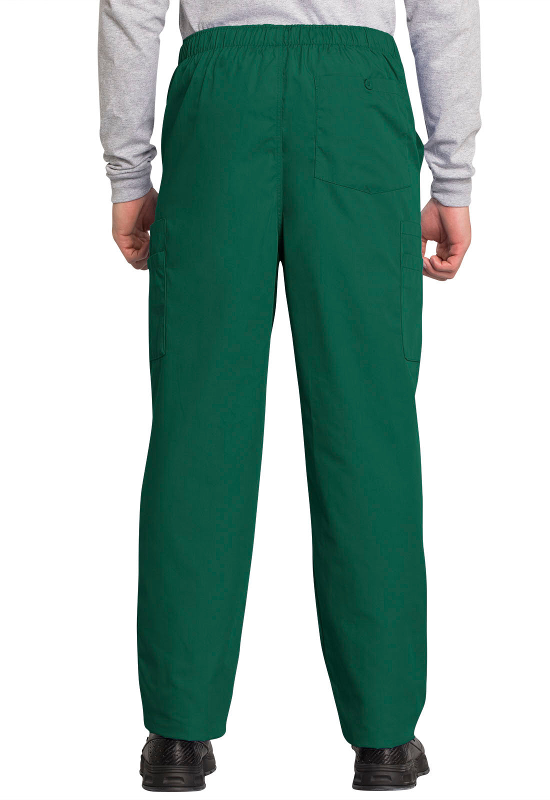 Originals 4000 Men's Fly Front Cargo Pants Hunter Green Model Image Back | Cherokee Workwear