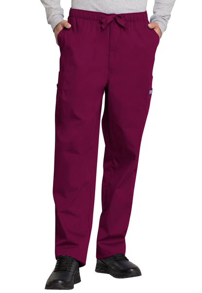 Originals 4000 Men's Fly Front Cargo Pants Wine Model Image Front | Cherokee Workwear