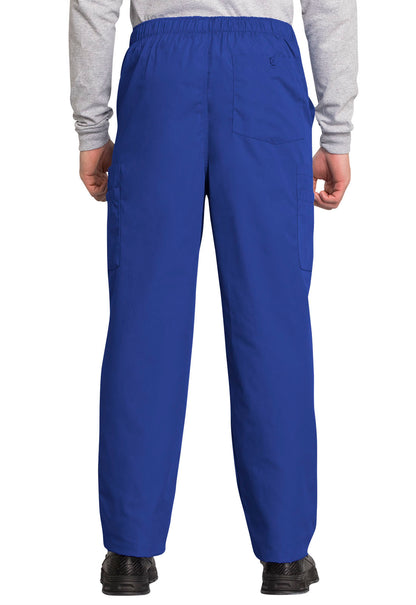 Originals 4000 Men's Fly Front Cargo Pants Galaxy Blue Model Image Back | Cherokee Workwear