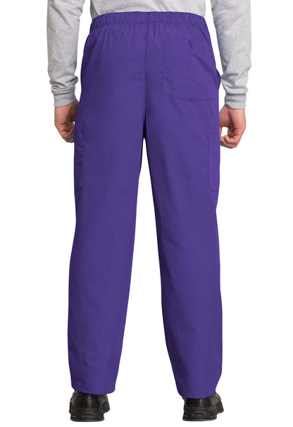 Originals 4000 Men's Fly Front Cargo Pants Grape Model Image Back | Cherokee Workwear