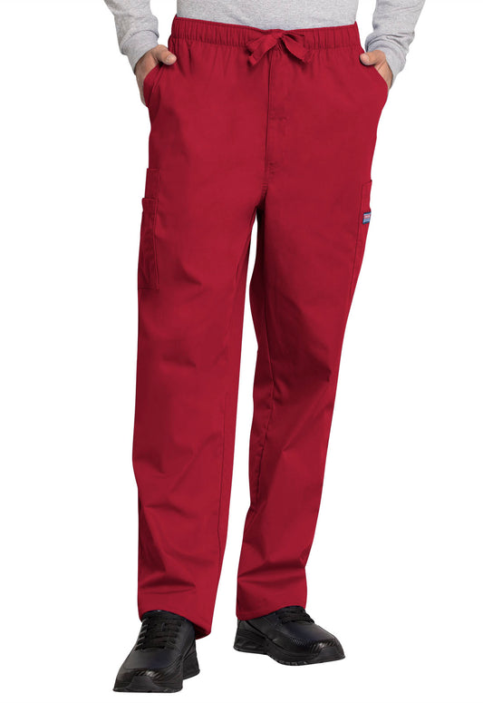 Originals 4000 Men's Fly Front Cargo Pants Red Model Image Front | Cherokee Workwear