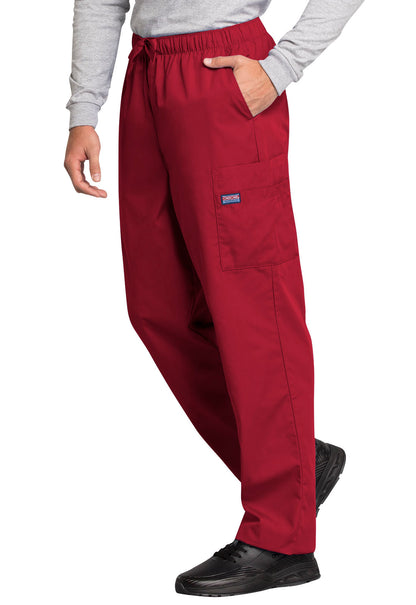 Originals 4000 Men's Fly Front Cargo Pants Red Model Image Right Side | Cherokee Workwear