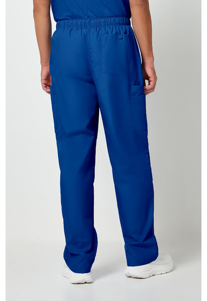 Workwear Originals 4000 Men's Fly Front Cargo Scrub Pants Royal