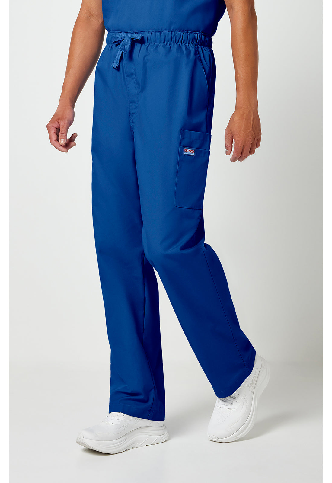 Workwear Originals 4000 Men's Fly Front Cargo Scrub Pants Royal