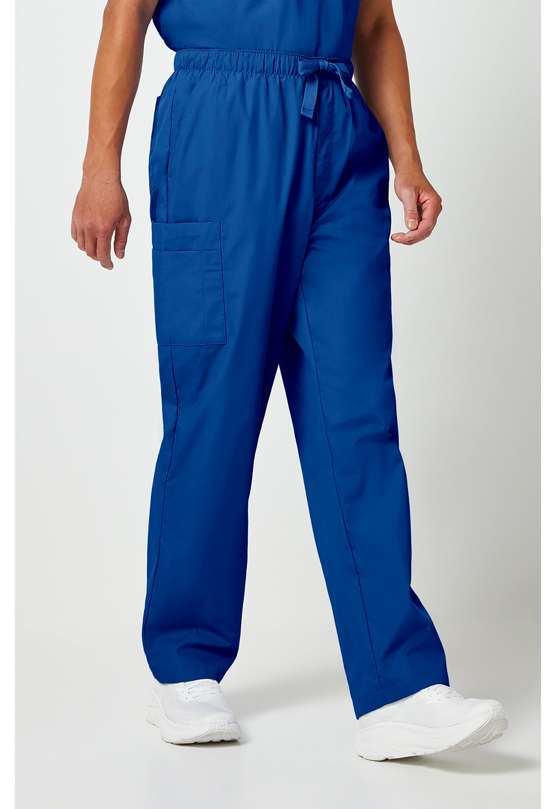 Workwear Originals 4000 Men's Fly Front Cargo Scrub Pants Royal