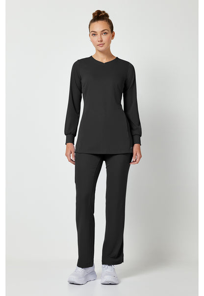 HH Works 4001 Women's Fatima Scrub Top Black