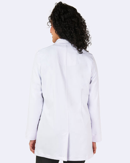 Zavate Lola Lab Coat Style 4013 in color White Image 2