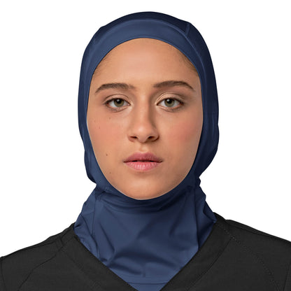 W123 4029 Hijab Navy Model Image Front | Wink