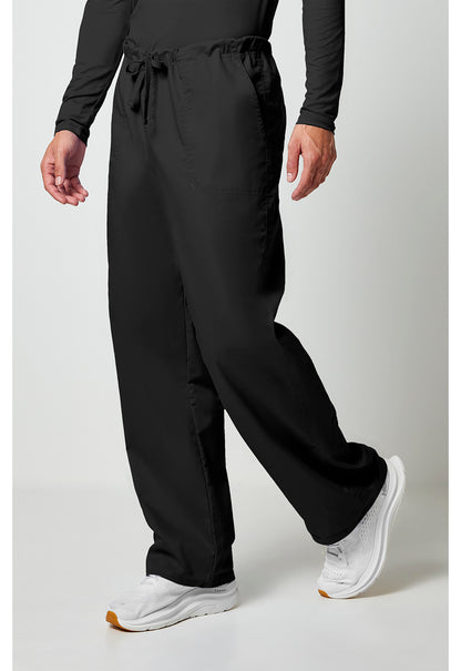 Workwear Core Stretch 4043 Unisex Unisex Drawstring Cargo Scrub Pants Black