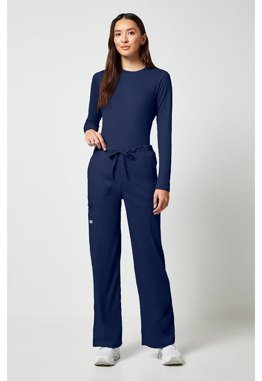 Workwear Core Stretch 4043 Unisex Unisex Drawstring Cargo Scrub Pants Navy