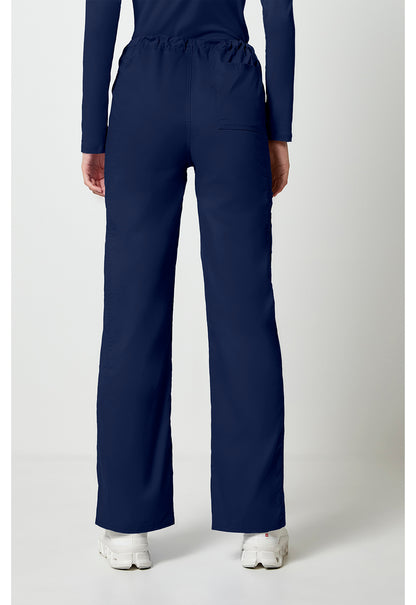 Workwear Core Stretch 4043 Unisex Unisex Drawstring Cargo Scrub Pants Navy