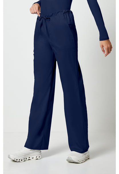Workwear Core Stretch 4043 Unisex Unisex Drawstring Cargo Scrub Pants Navy