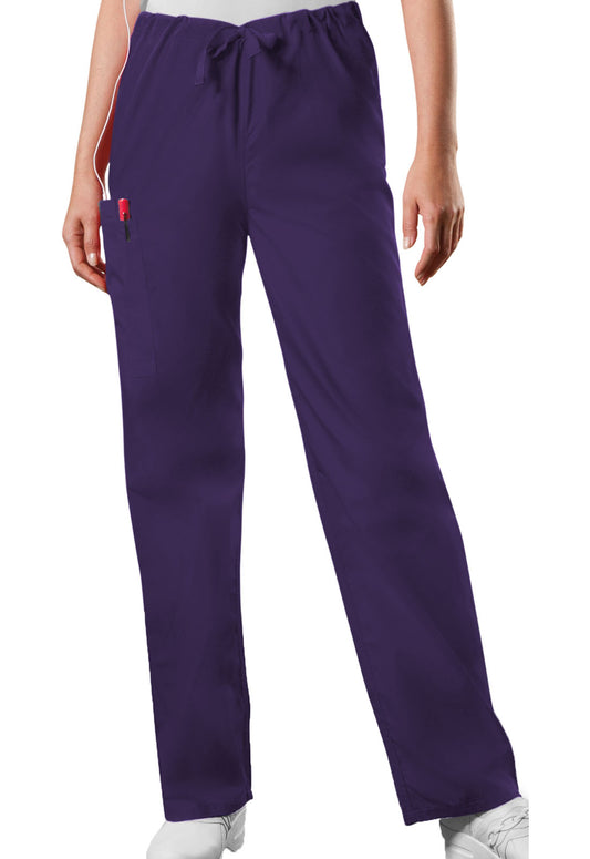 Originals 4100 Unisex Drawstring Cargo Pants Eggplant Model Image Front | Cherokee Workwear