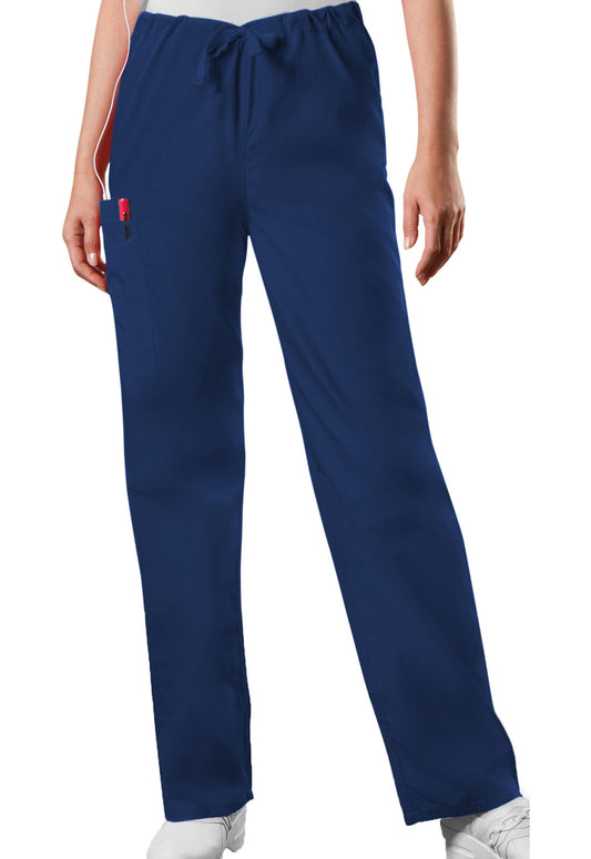 Originals 4100 Unisex Drawstring Cargo Pants Navy Model Image Front | Cherokee Workwear