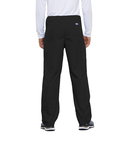Workwear Originals 4100 Unisex Unisex Drawstring Cargo Scrub Pants Black