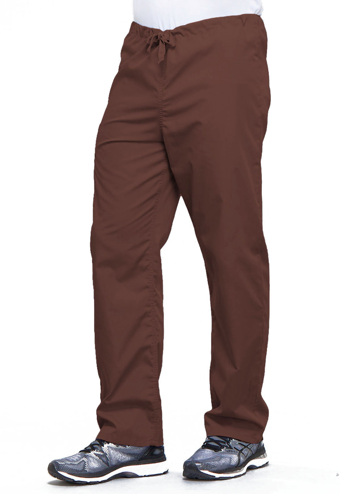 Originals 4100 Unisex Drawstring Cargo Pants Chocolate Model Image Right Side | Cherokee Workwear