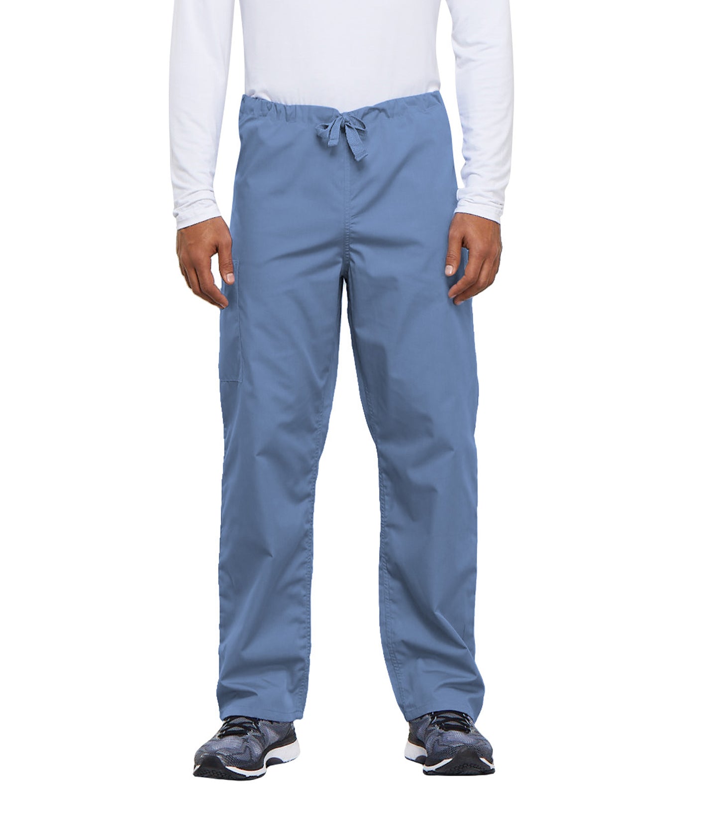 Workwear Originals 4100 Unisex Unisex Drawstring Cargo Scrub Pants Ciel