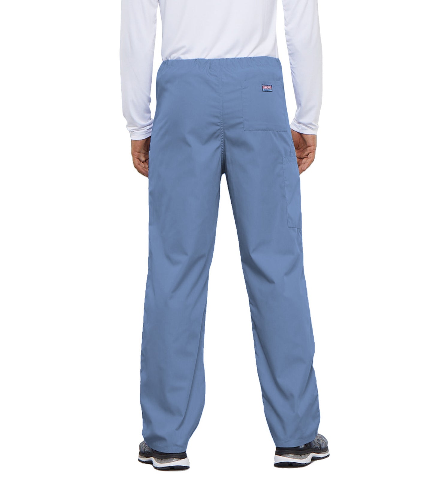 Workwear Originals 4100 Unisex Unisex Drawstring Cargo Scrub Pants Ciel