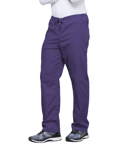 Workwear Originals 4100 Unisex Unisex Drawstring Cargo Scrub Pants Grape