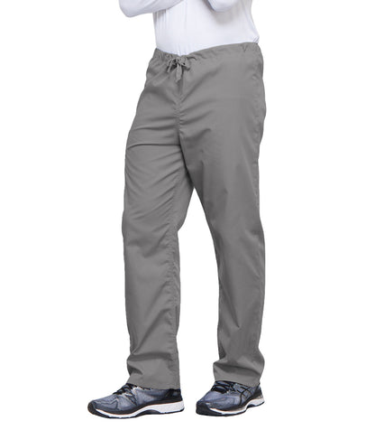 Workwear Originals 4100 Unisex Unisex Drawstring Cargo Scrub Pants Grey