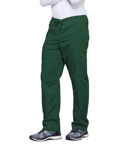 Workwear Originals 4100 Unisex Unisex Drawstring Cargo Scrub Pants Hunter Green