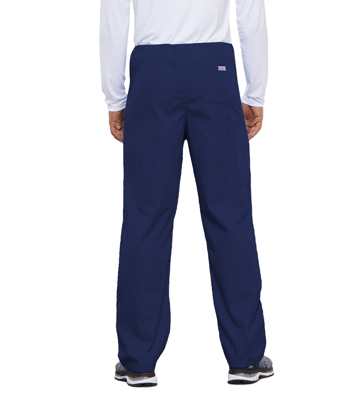 Workwear Originals 4100 Unisex Unisex Drawstring Cargo Scrub Pants Navy
