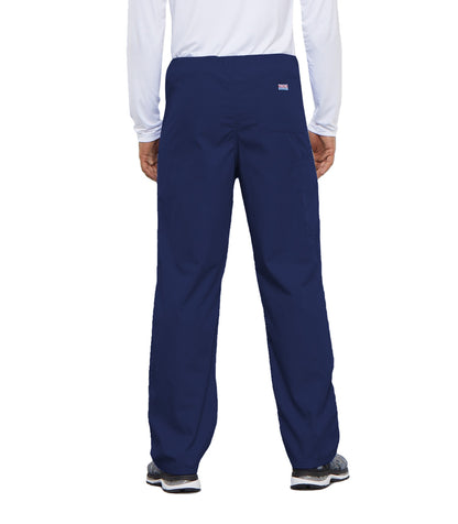 Workwear Originals 4100 Unisex Unisex Drawstring Cargo Scrub Pants Navy