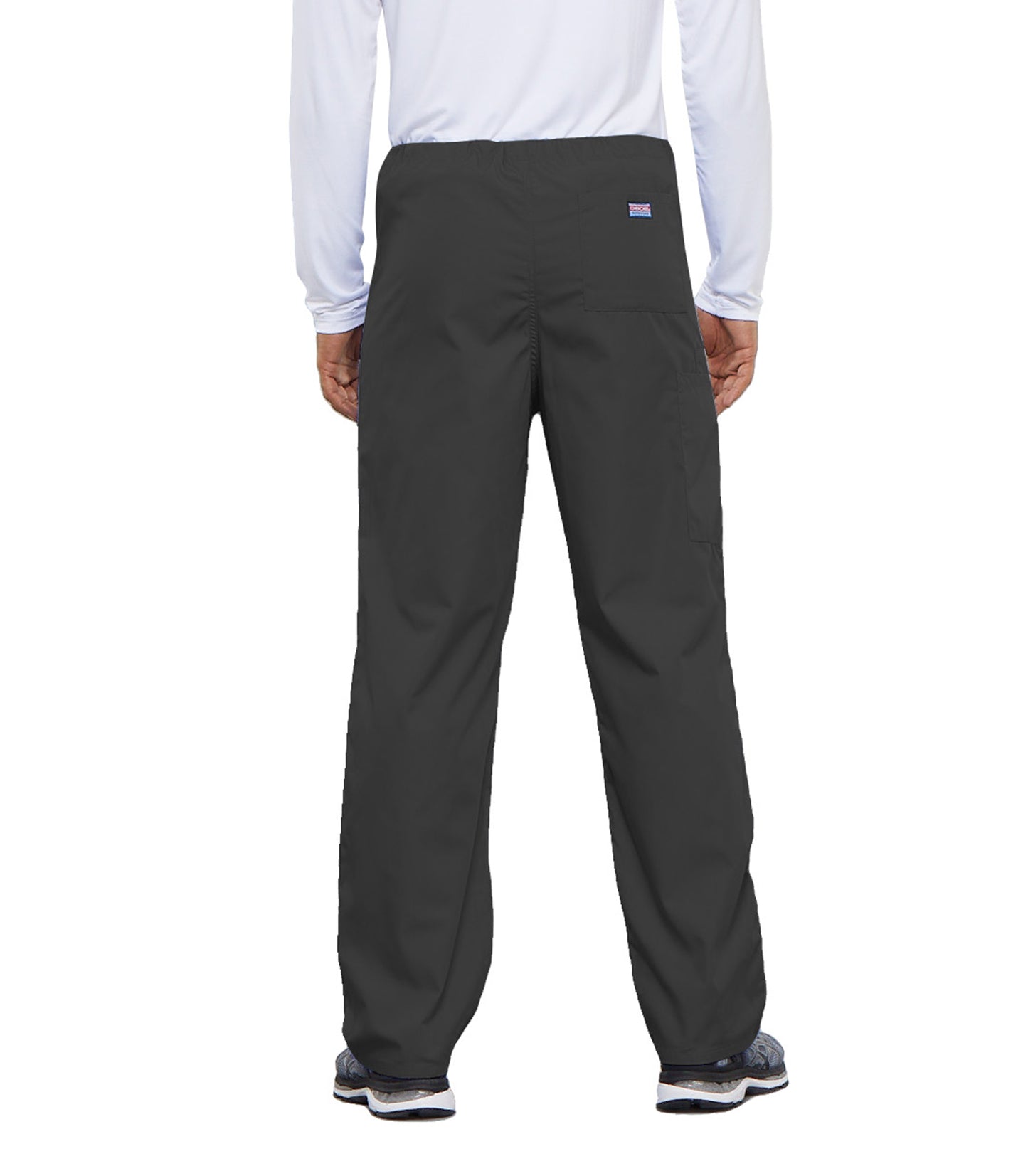 Workwear Originals 4100 Unisex Unisex Drawstring Cargo Scrub Pants Pewter