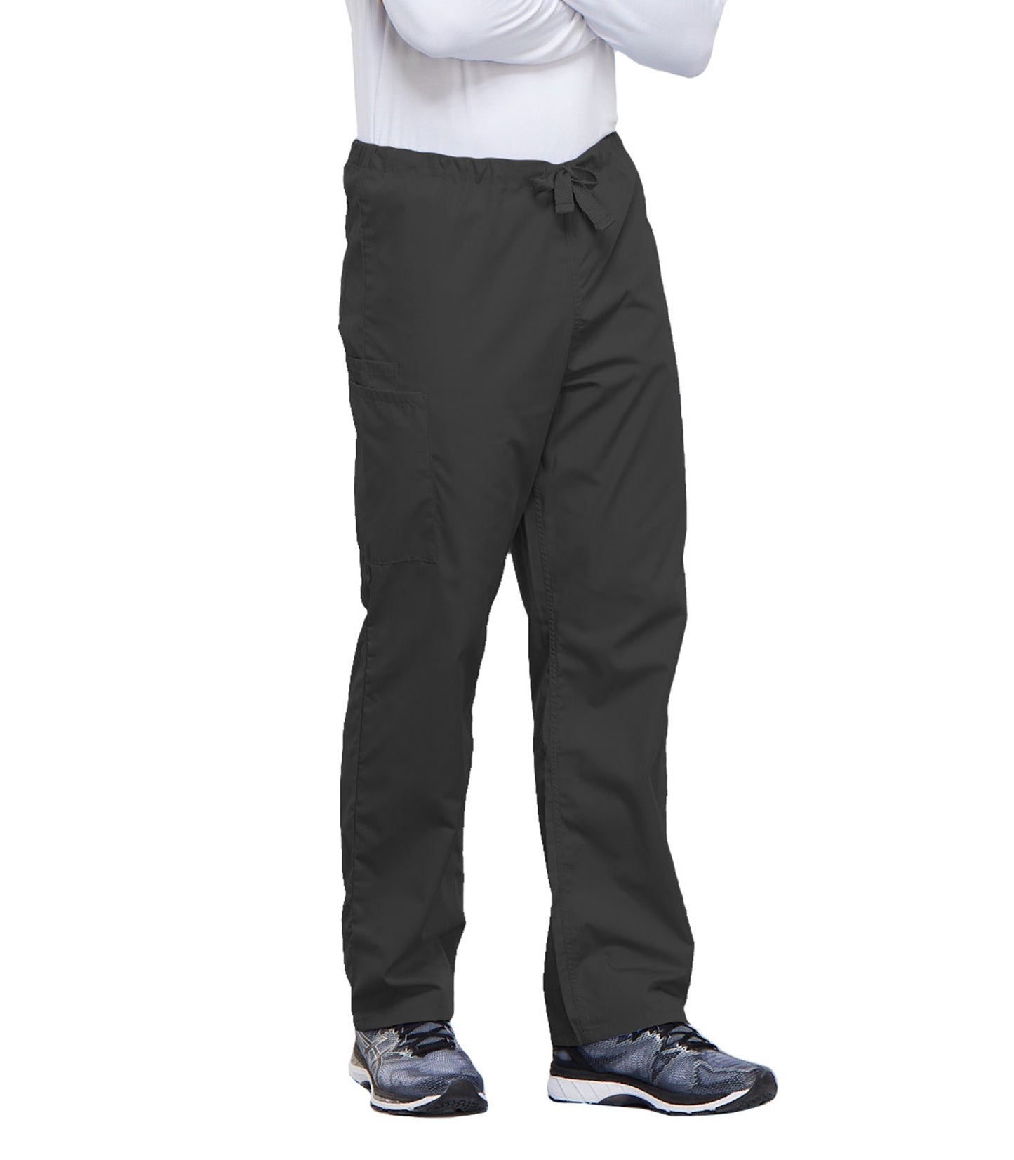 Workwear Originals 4100 Unisex Unisex Drawstring Cargo Scrub Pants Pewter