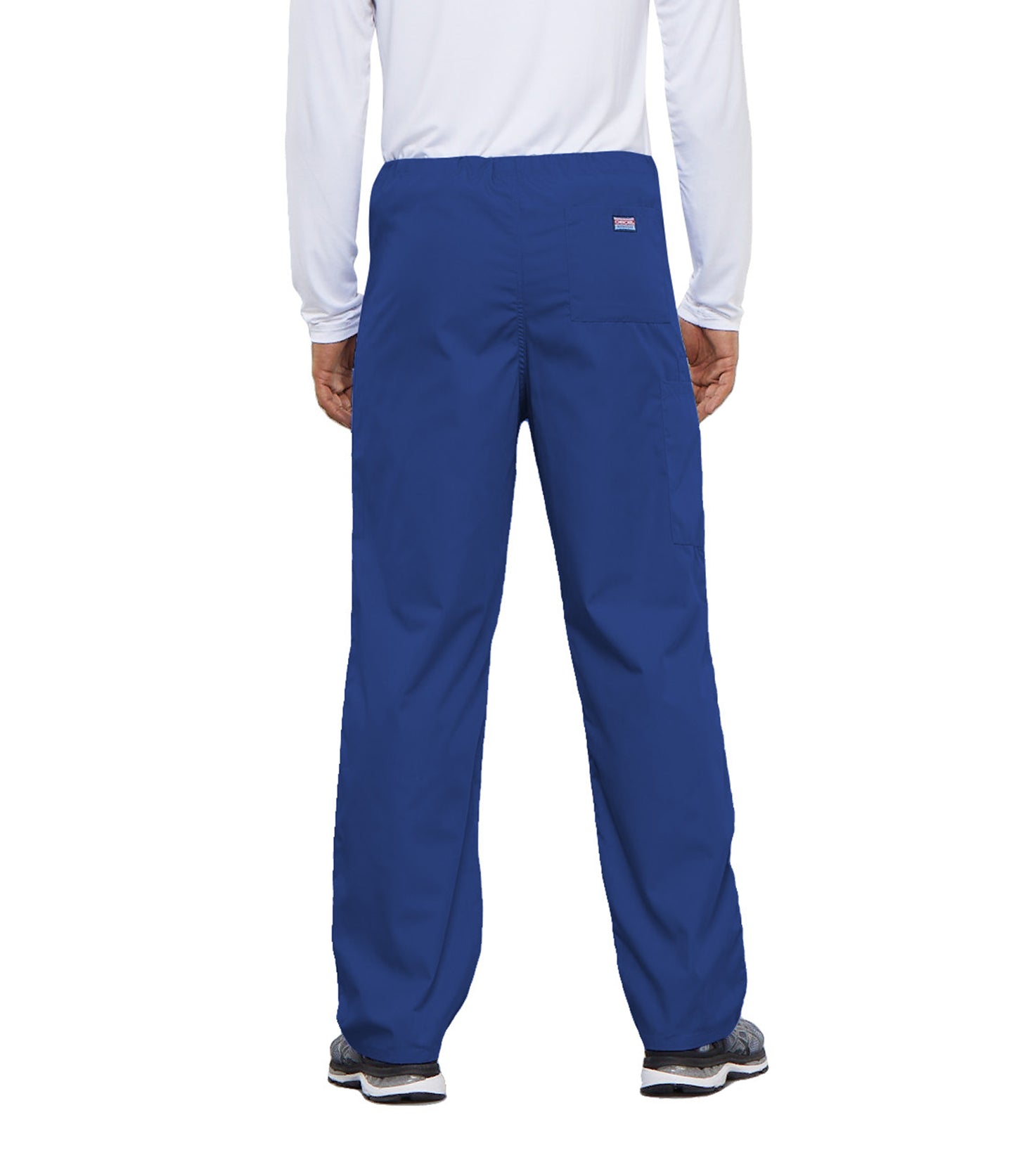 Workwear Originals 4100 Unisex Unisex Drawstring Cargo Scrub Pants Royal