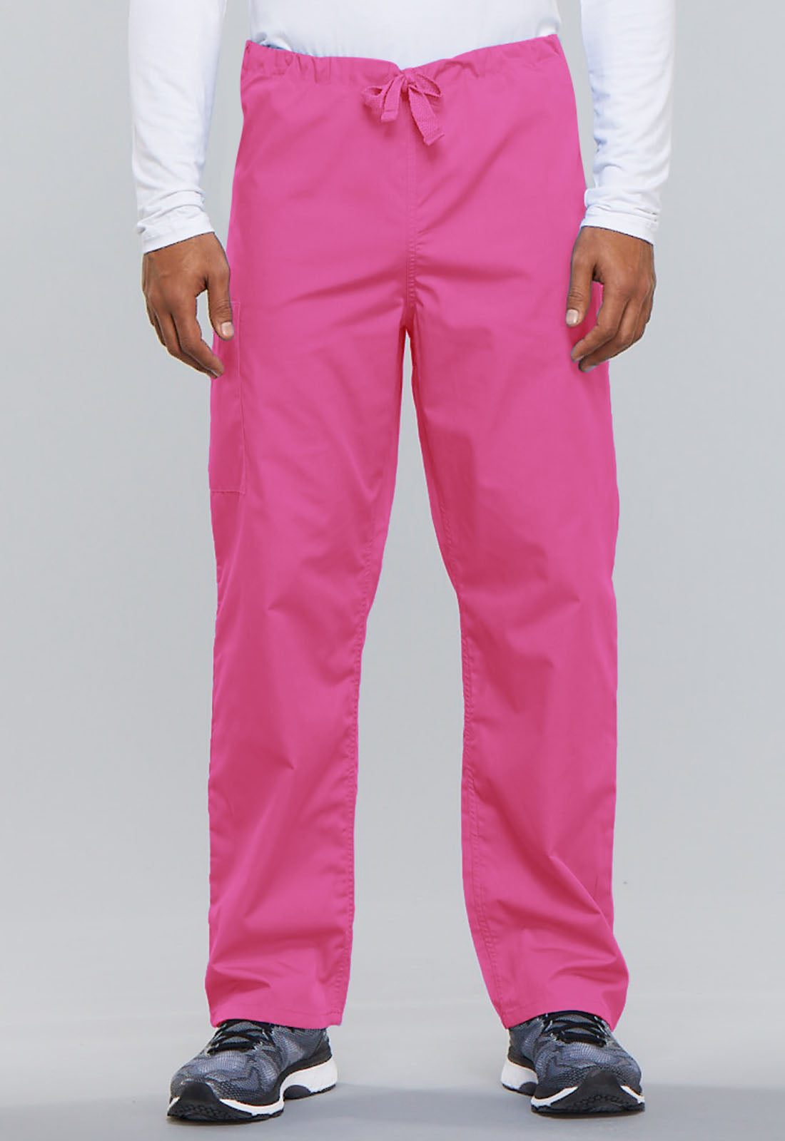 Originals 4100 Unisex Drawstring Cargo Pants Shocking Pink