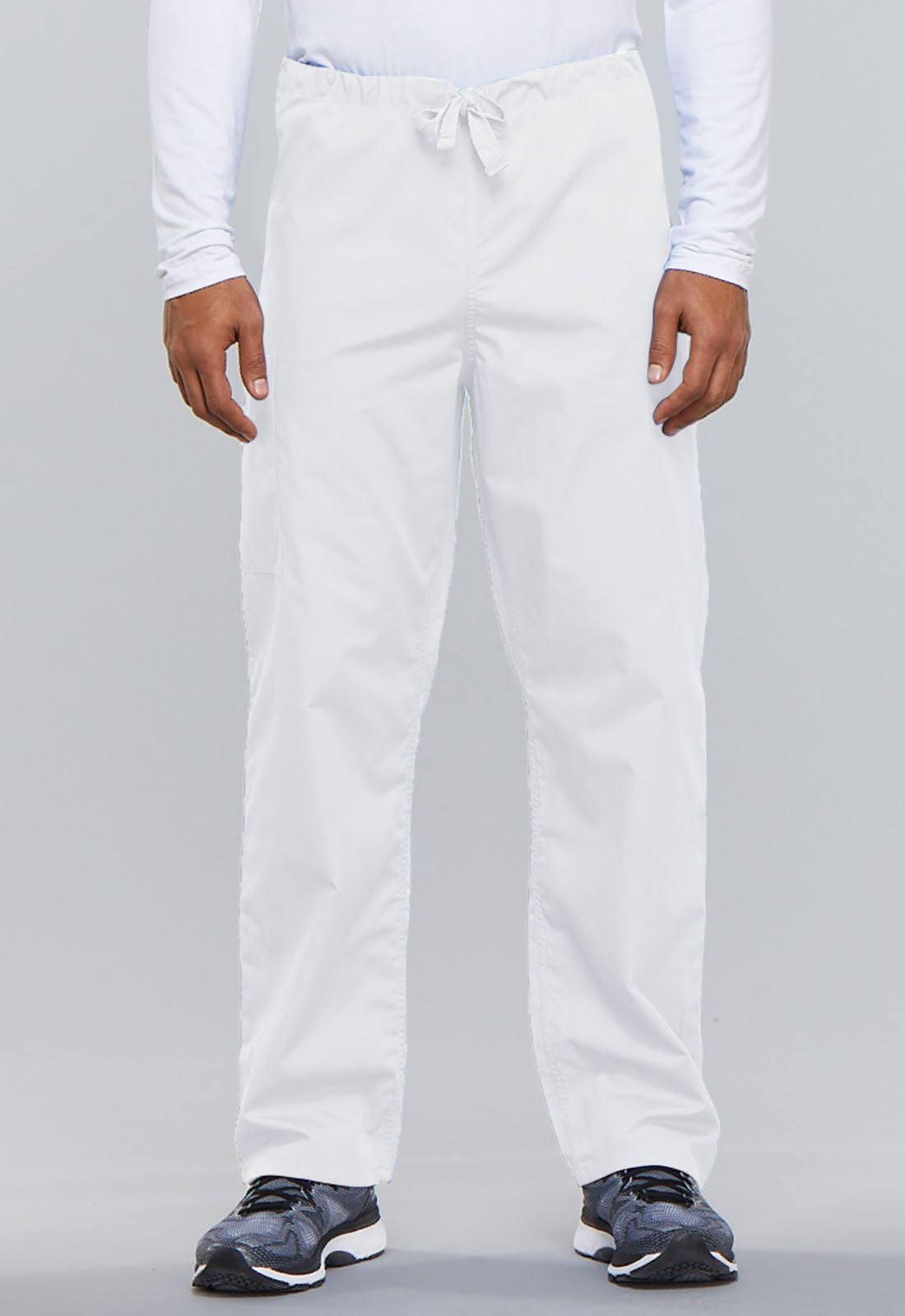 Originals 4100 Unisex Drawstring Cargo Pants White