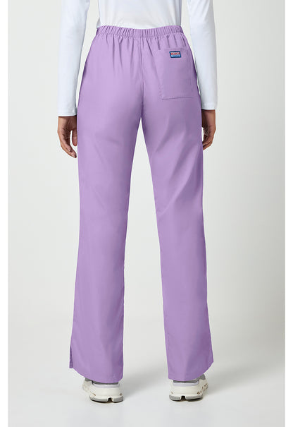 Workwear Originals 4101 Women's Natural Rise Flare Leg Drawstring Scrub Pants Orchid