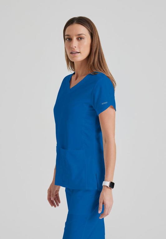 Greys Anatomy 41423 Cora Scrub Top New Royal